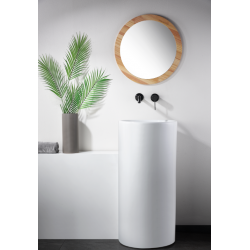 Μπαταρία Νιπτήρος Εντοιχιζόμενη IMEX GENOVA BLACK GUN METAL GLG053/BGM Ανθρακί